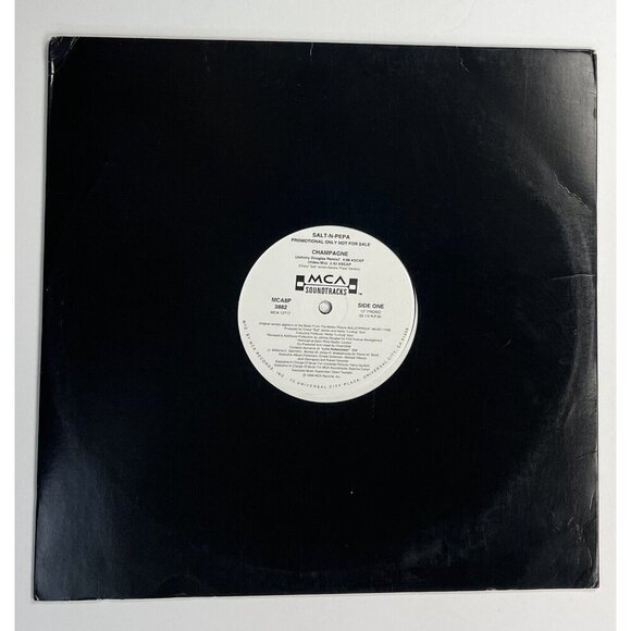 Champagne by Salt-N-Pepa 12" Vinyl Promo Single MCA8P 3882 1996 VG+ - Picture 3 of 4